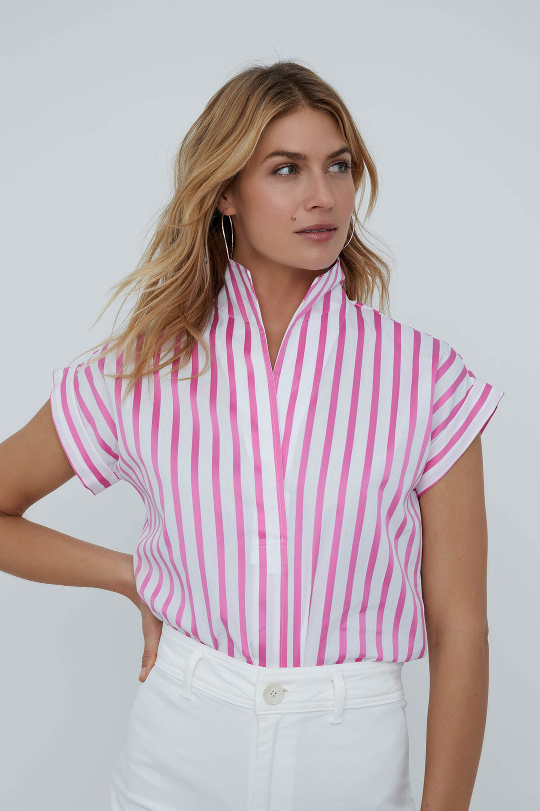 Sarah Alexandra Pretty in Pink Cap Sleeve Shirt