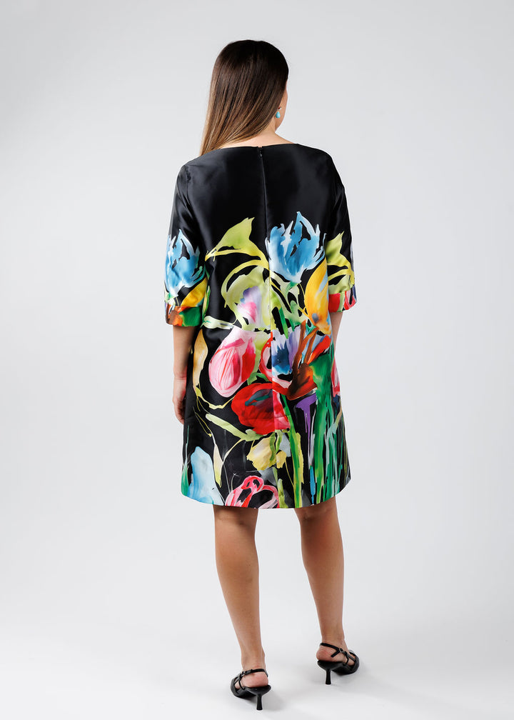 Caroline Rose Gianna Dress in Brilliant Bouquet available at Barbara Katz