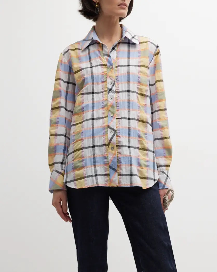 Casey Plaid Button-Down Shirt