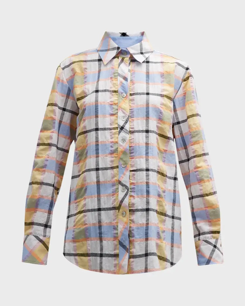 Casey Plaid Button-Down Shirt