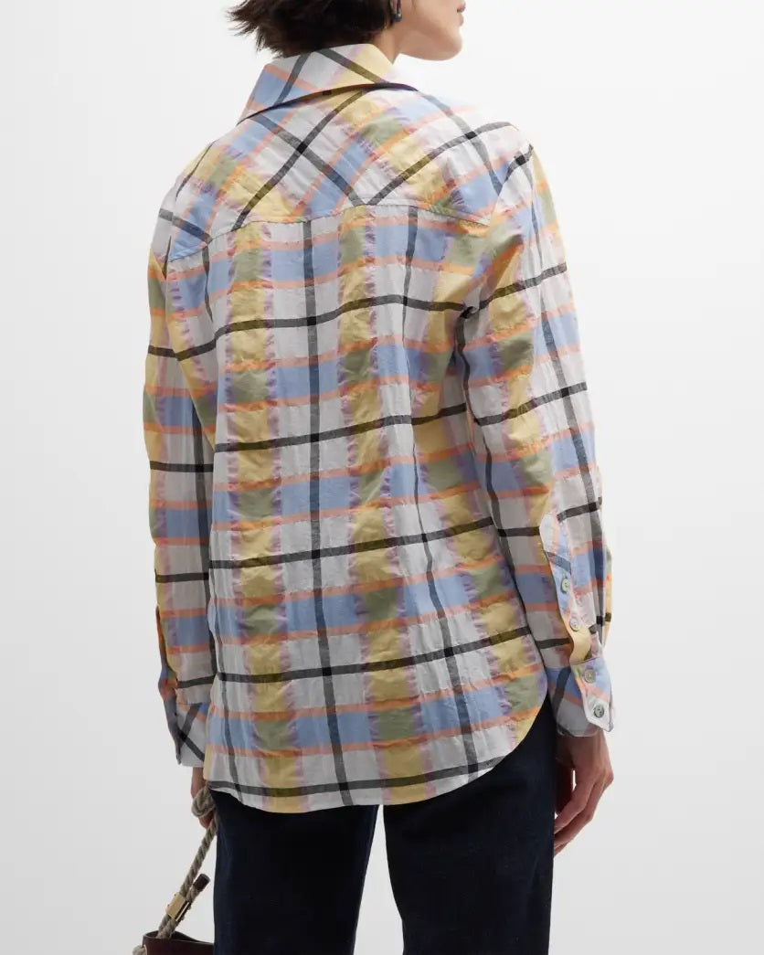 Casey Plaid Button-Down Shirt