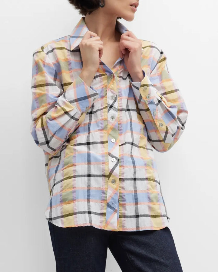 Casey Plaid Button-Down Shirt