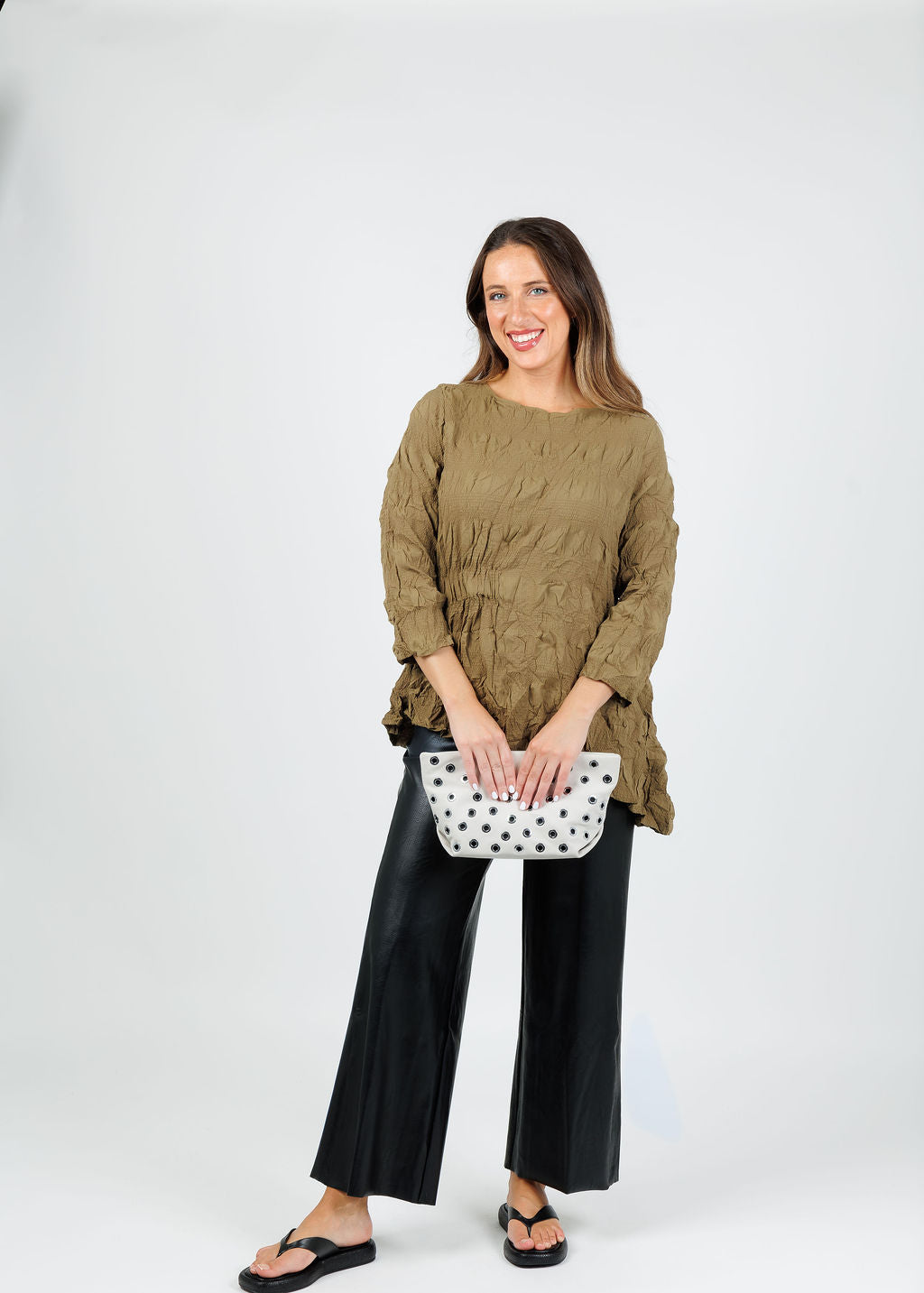 Chalet et Ceci Ezra Top in Saxon available at Barbara Katz