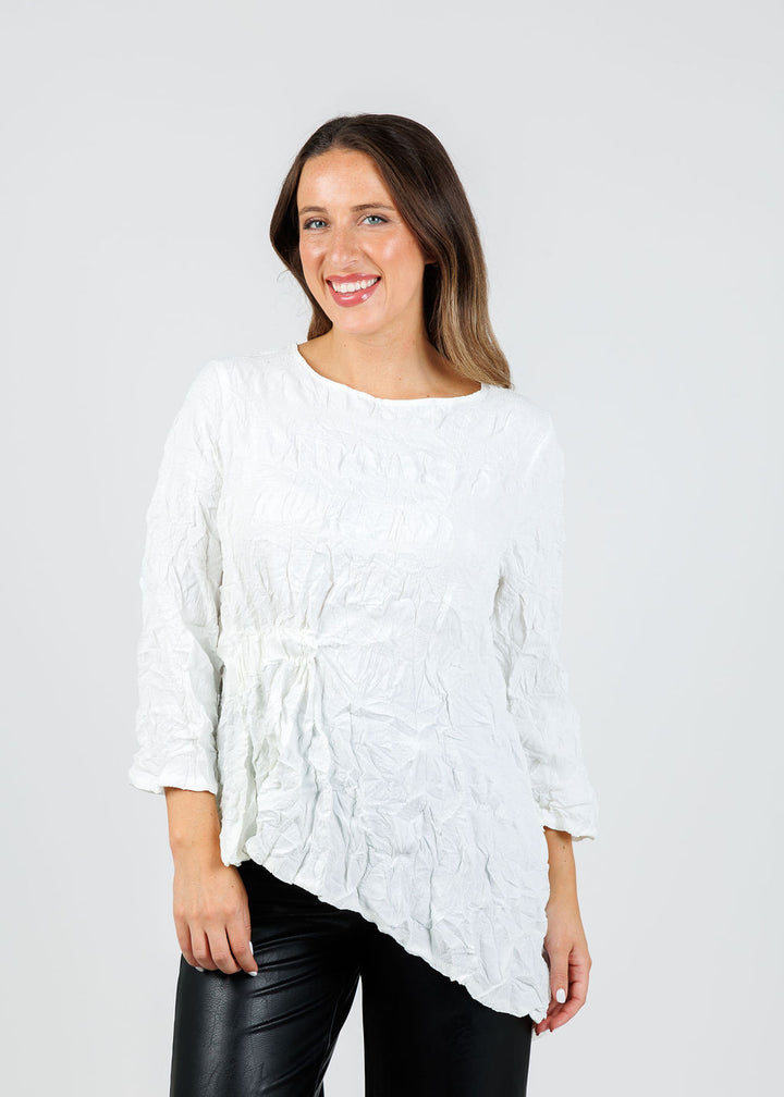 Chalet et Ceci Ezra Top in White available at Barbara Katz