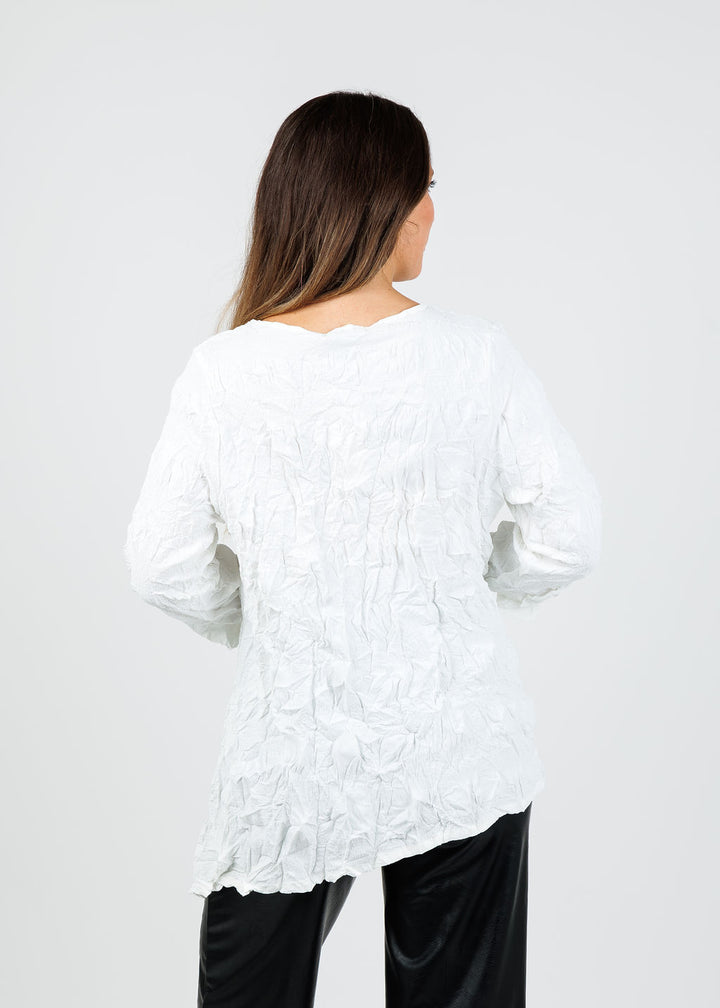 Chalet et Ceci Ezra Top in White available at Barbara Katz