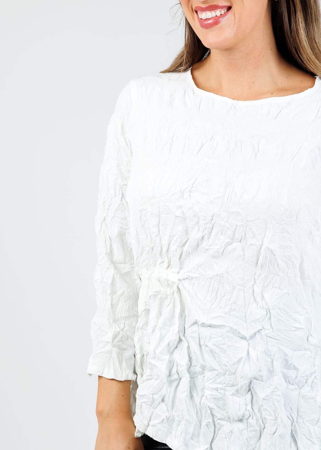 Chalet et Ceci Ezra Top in White available at Barbara Katz