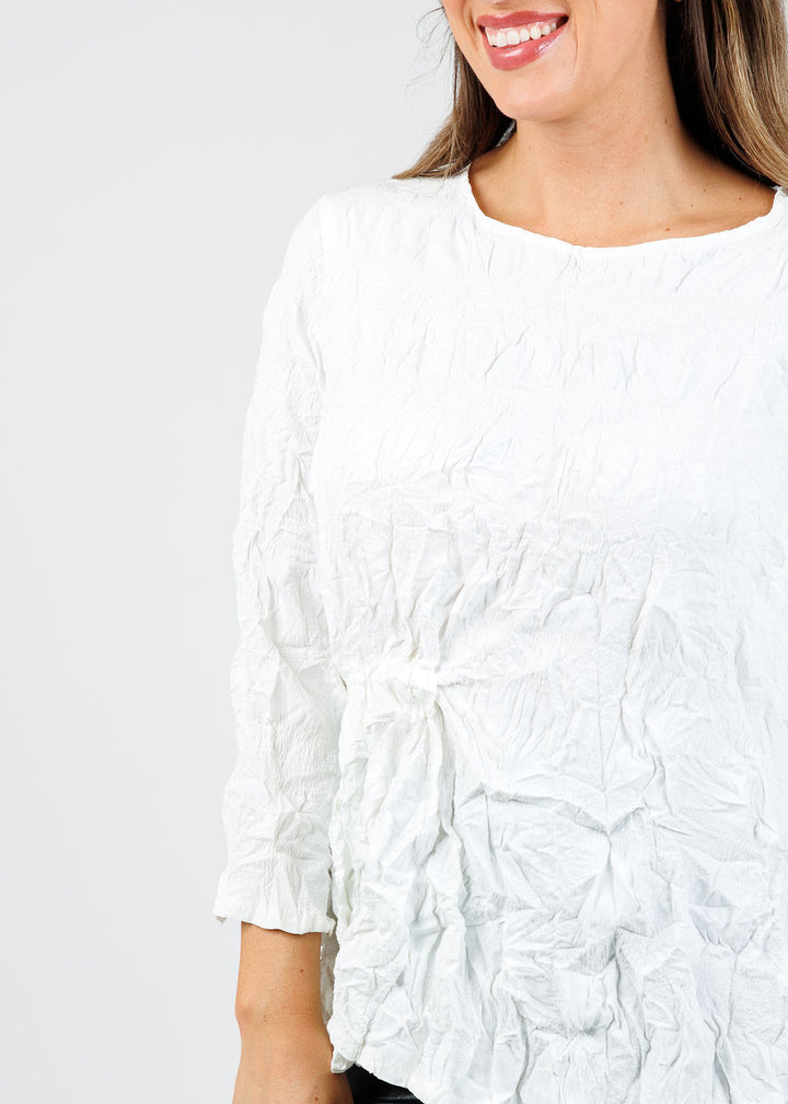 Chalet et Ceci Ezra Top in White available at Barbara Katz