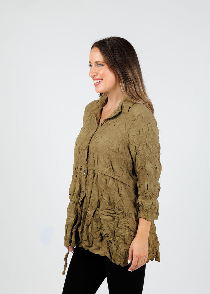 Chalet et Ceci Inez Shirt in Dune available at Barbara Katz