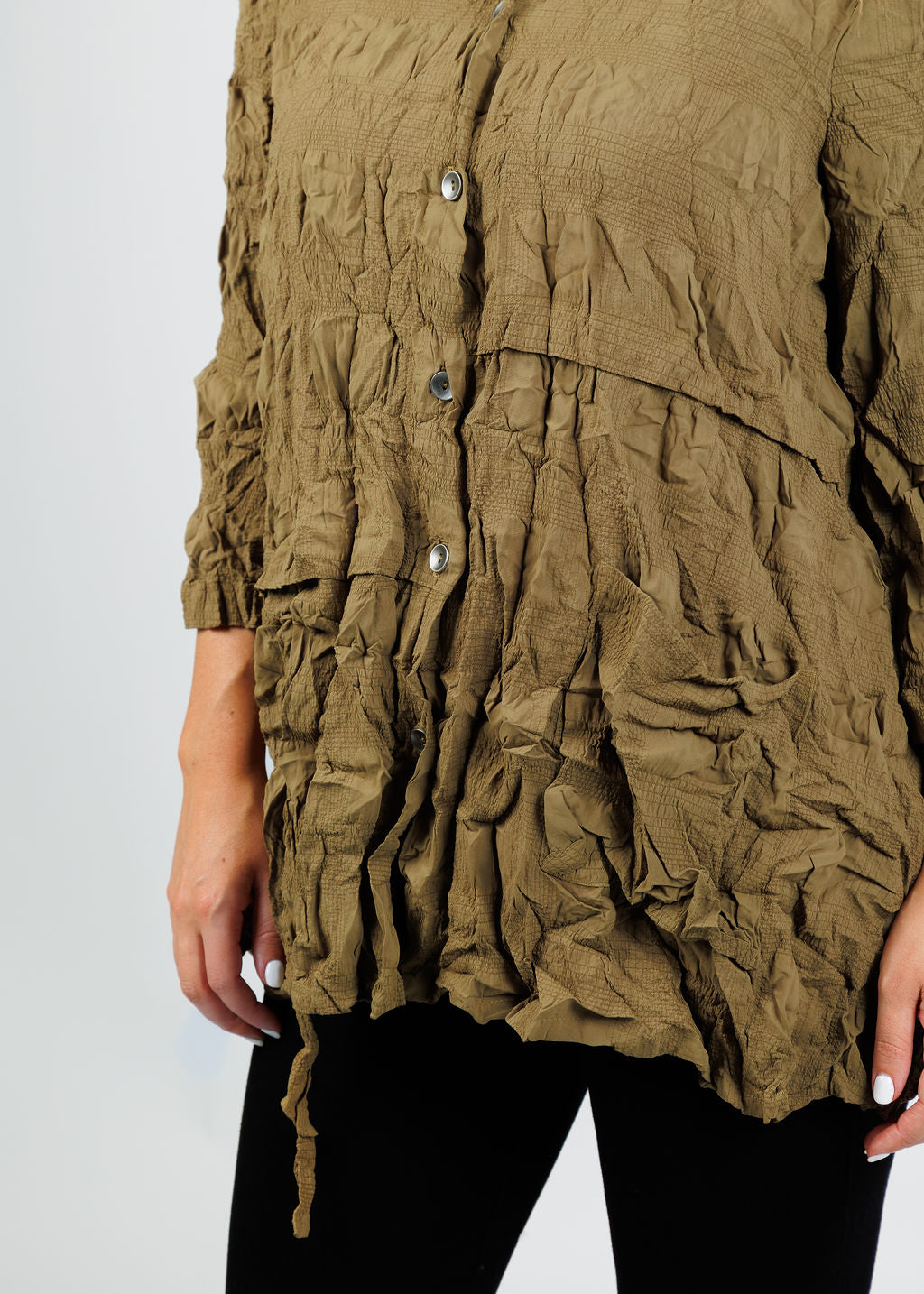 Chalet et Ceci Inez Shirt in Dune available at Barbara Katz