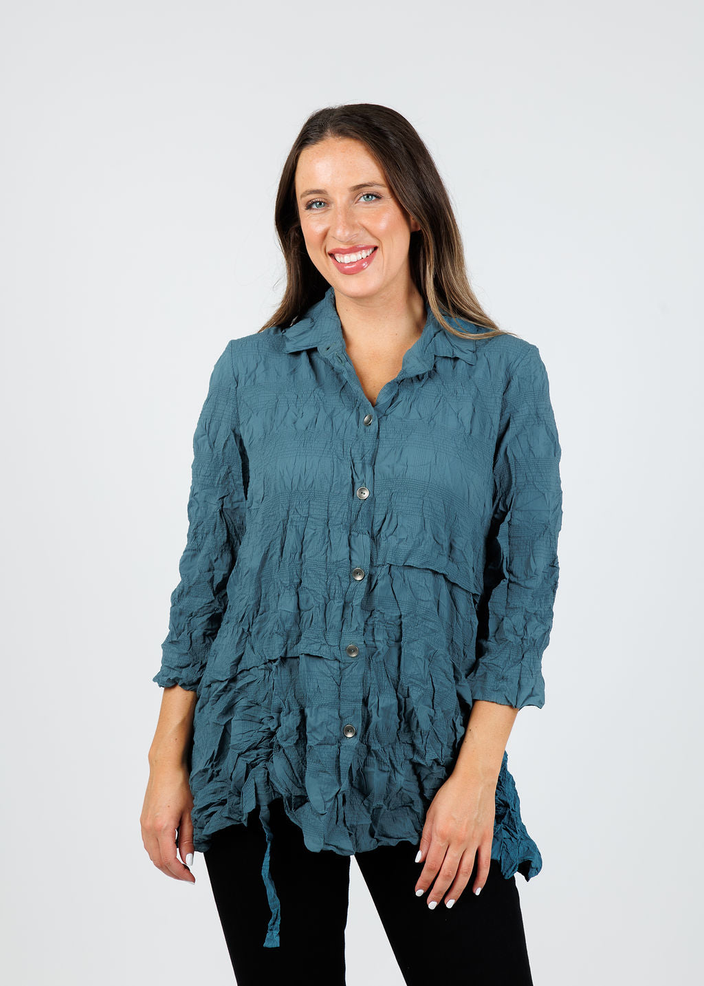 Chalet et Ceci Inez Shirt in Saxon available at Barbara Katz