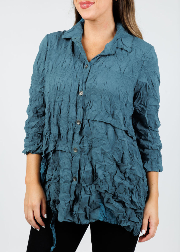 Chalet et Ceci Inez Shirt in Saxon available at Barbara Katz