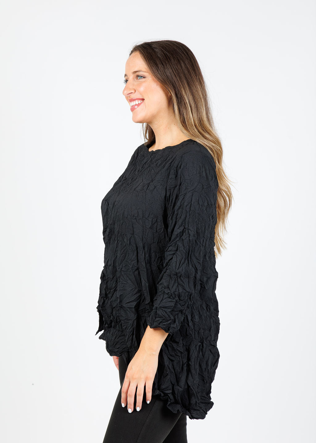 Chalet et Ceci Ezra Top in Black available at Barbara Katz