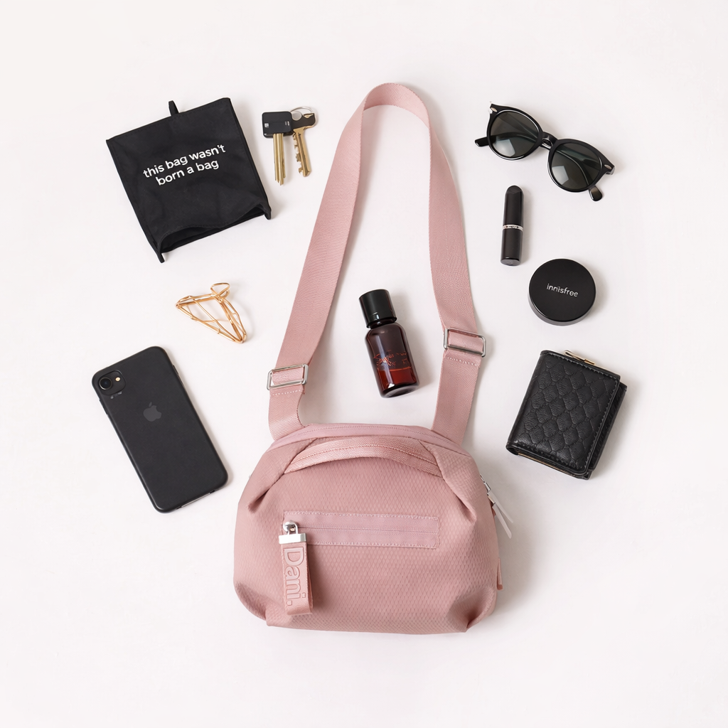 Daniella Lehavi Bonnie Crossbody Bag - Pink Lemonade available at Barbara Katz
