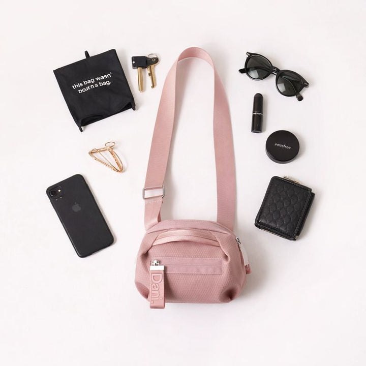 Daniella Lehavi Bonnie Mini Crossbody Bag - Pink Lemonade available at Barbara Katz
