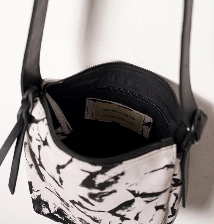 Daniella Lehavi Chicago Small Hobo Bag in Black & White available at Barbara Katz