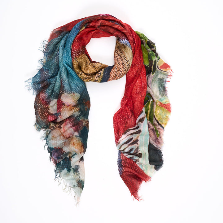 Suzi Roher Chocolate Cake Scarf available at Barbara Katz