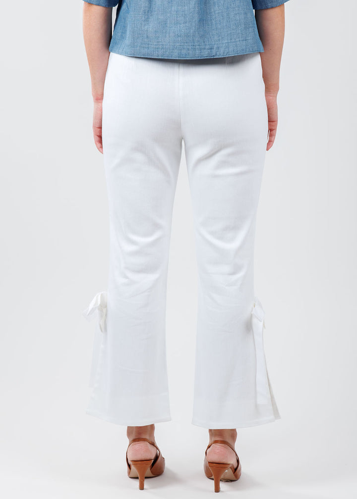 Cinq a Sept Denim Lou Pants in White available at Barbara Katz