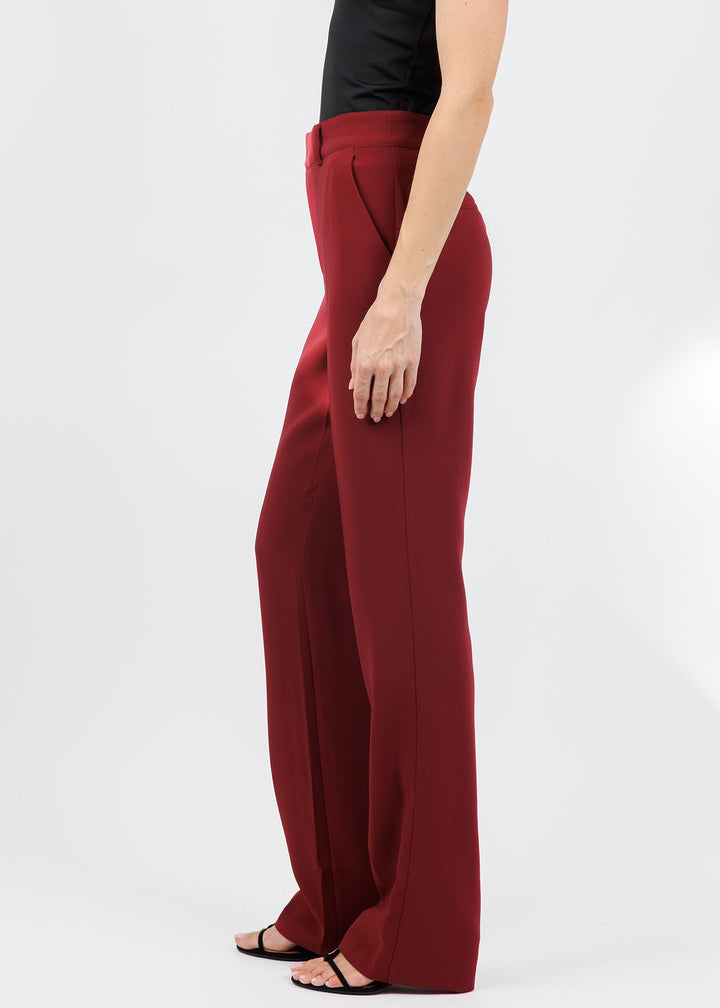 Cinq a Sept Kerry Pants in Wineberry available at Barbara Katz