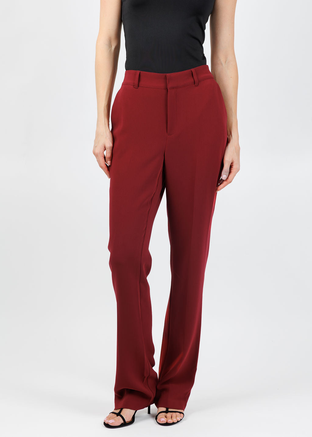 Cinq a Sept Kerry Pants in Wineberry available at Barbara Katz