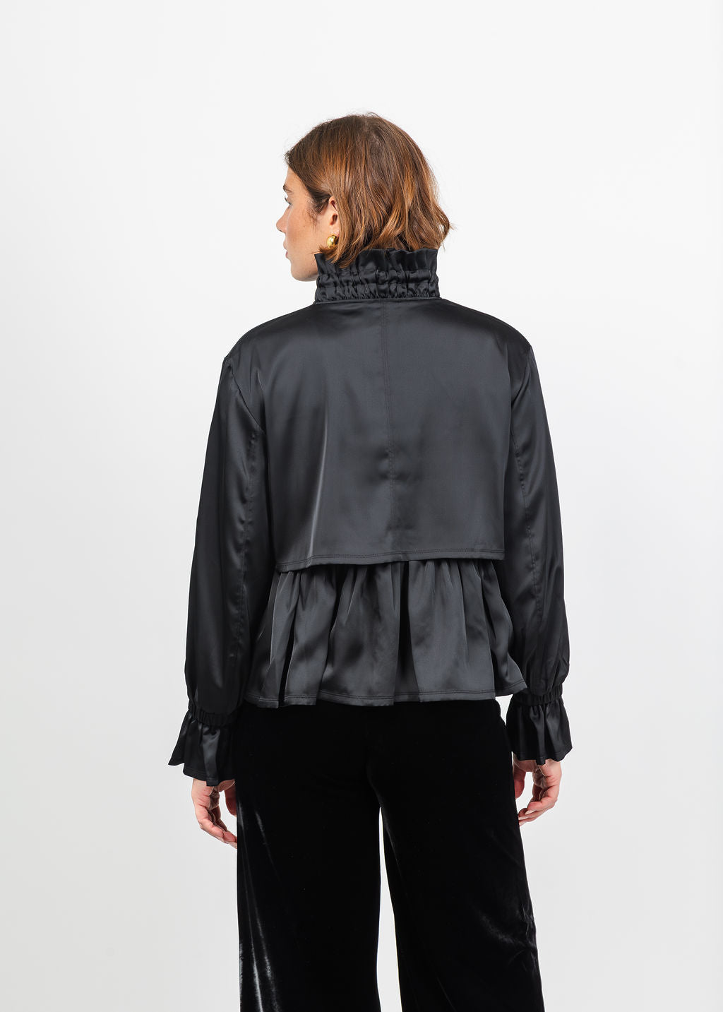 Cinq a Sept Azira Jacket in Black available at Barbara Katz