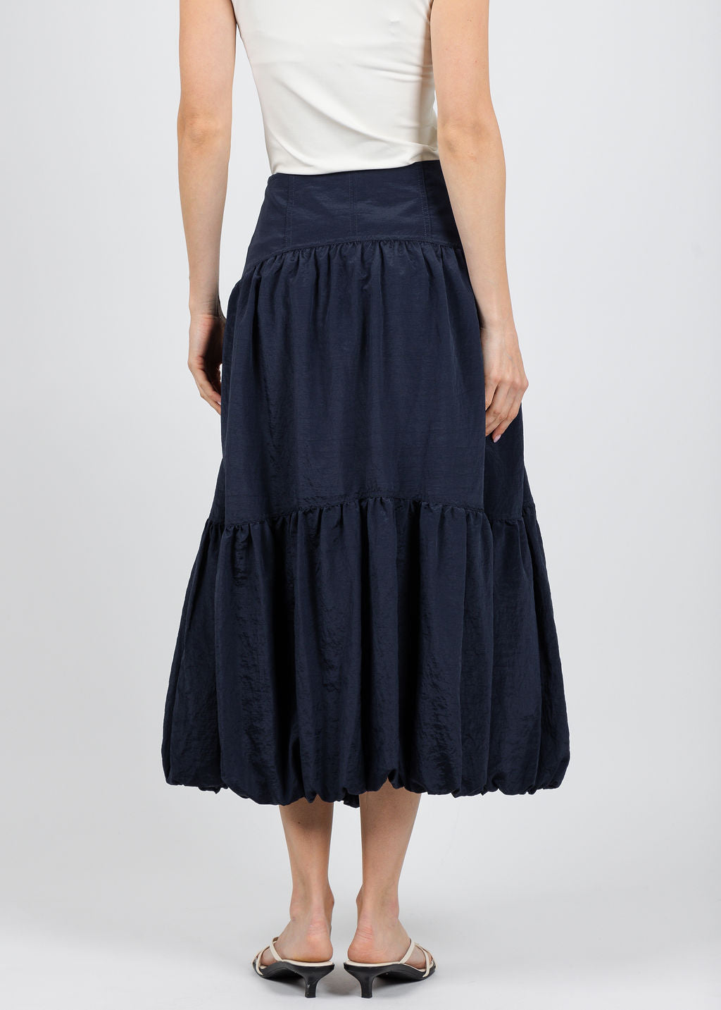 Cinq a Sept Blythe Skirt in Navy available at Barbara Katz