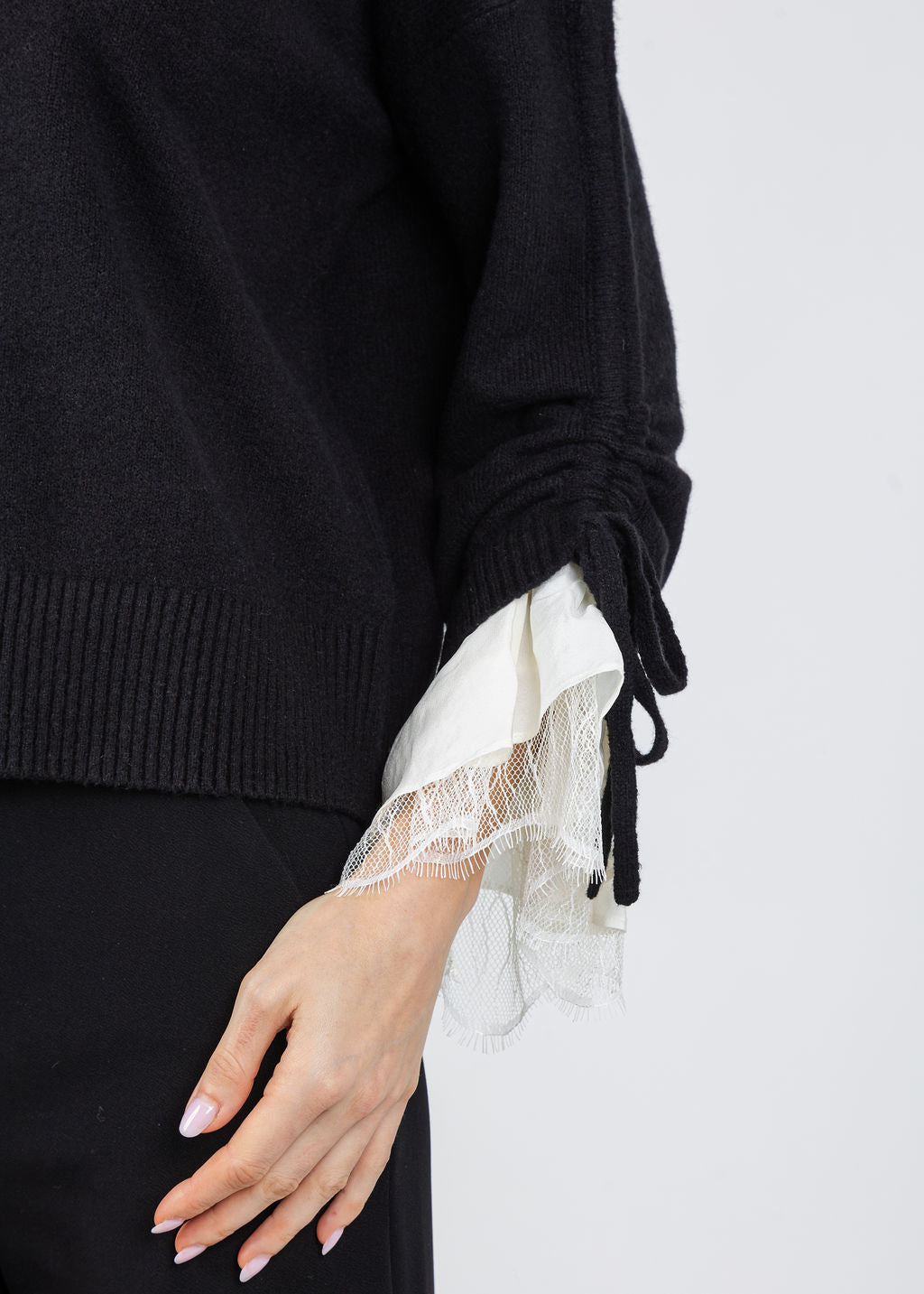 Cinq a Sept Brooches Atlas Cardigan in Black available at Barbara Katz