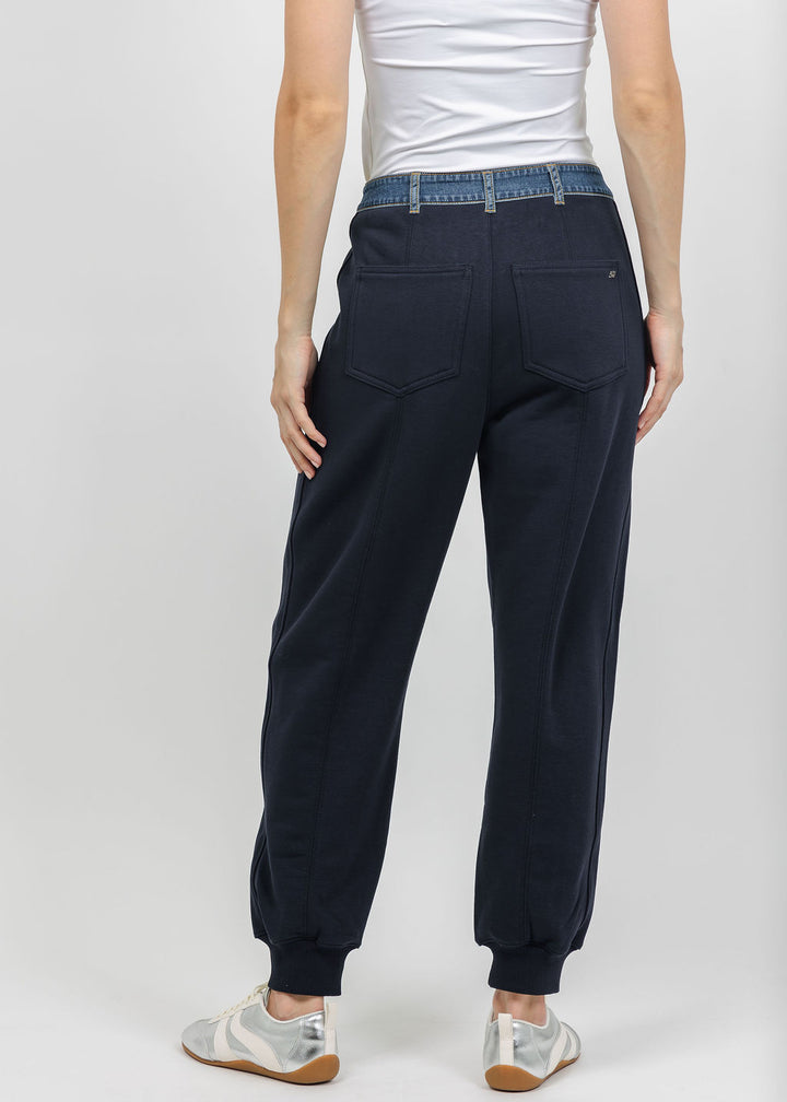 Cinq a Sept Corenna Pant in Navy/Ruisseau available at Barbara Katz