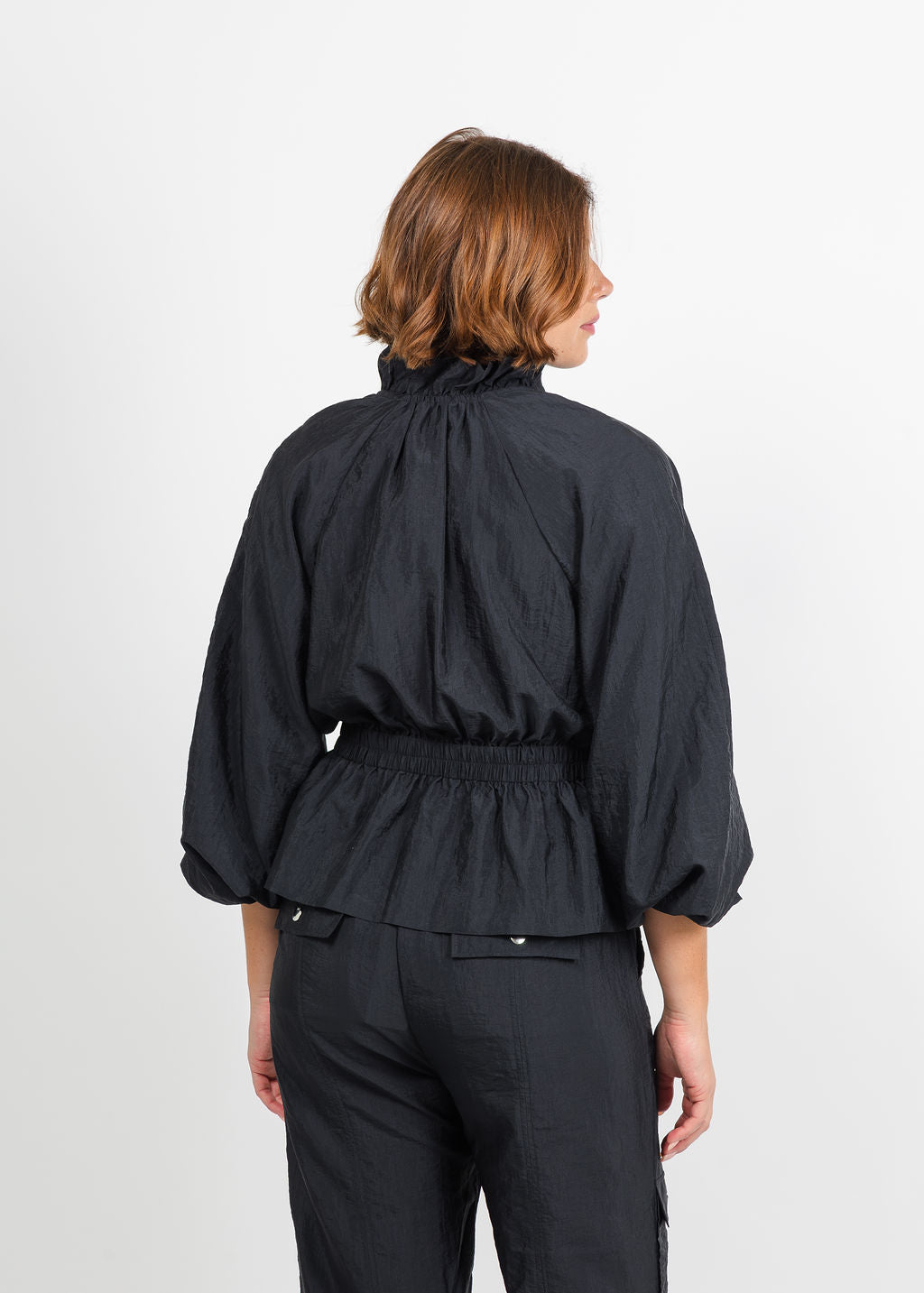 Cinq a Sept Deana Jacket in Black available at Barbara Katz