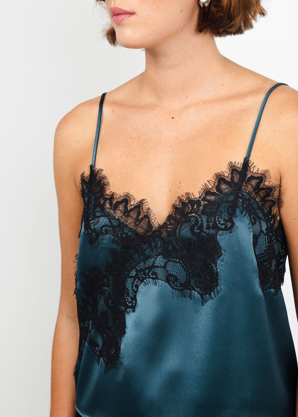 Cinq a Sept Sael Top in Stormwater/Black available at Barbara Katz