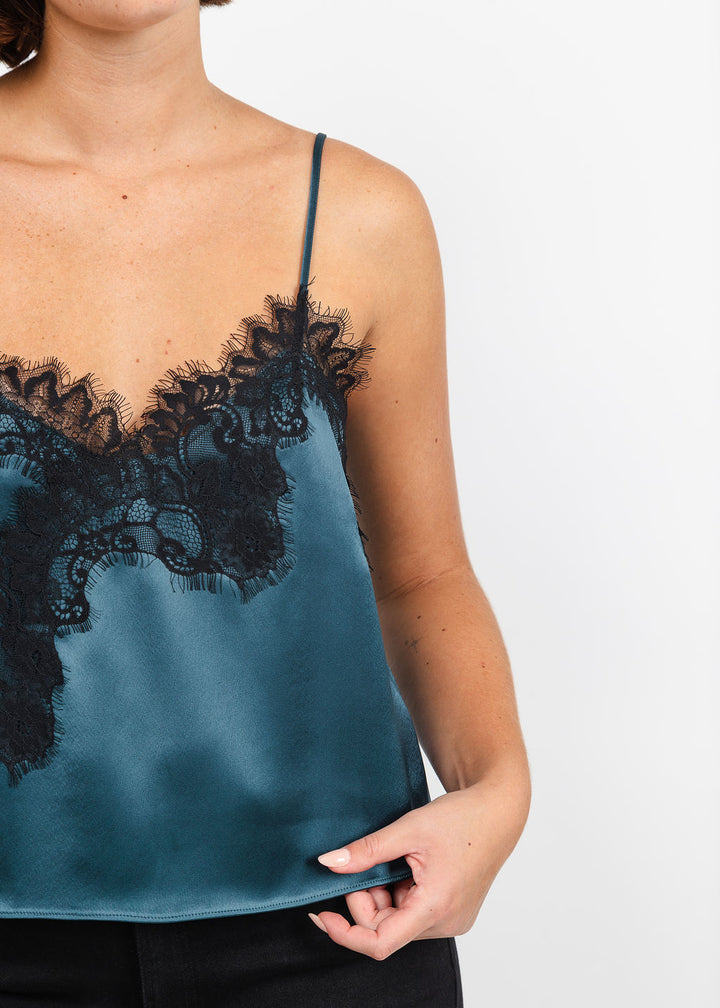 Cinq a Sept Sael Top in Stormwater/Black available at Barbara Katz