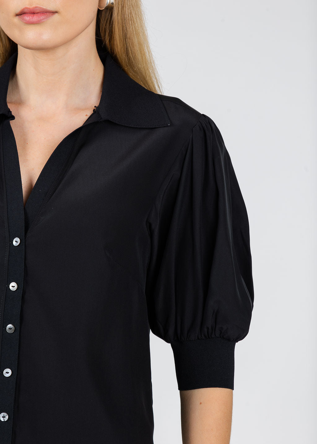 Cinq a Sept Weiley Top in Black available at Barbara Katz