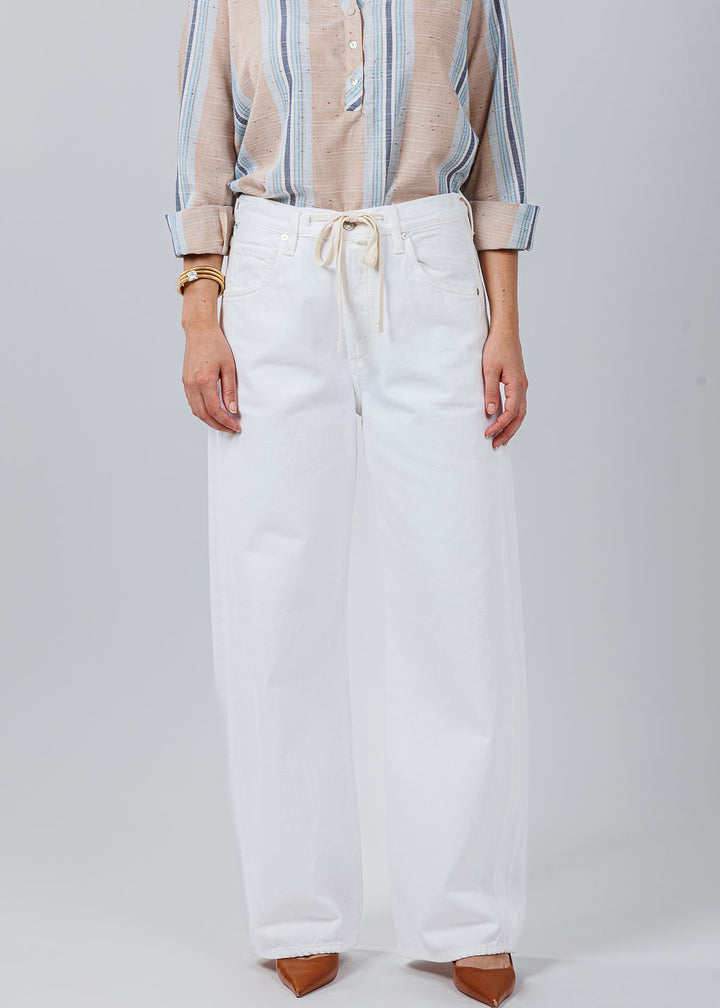 Citizens of Humanity Brynn Drawstring Trousers in Tulip available at Barbara Katz