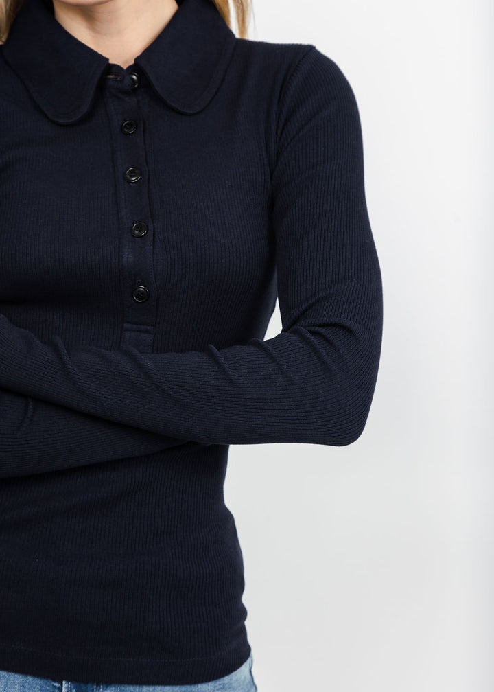 Citizens of Humanity Brea 60s Polo - Navy available at Barbara Katz