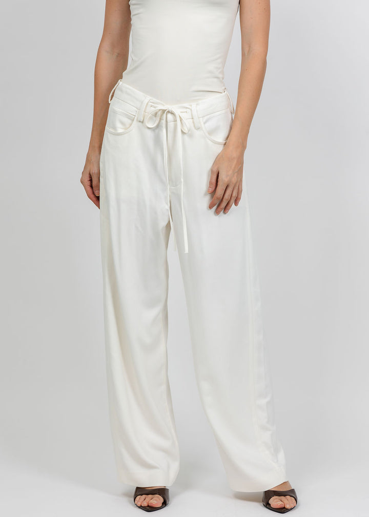 Citizens of Humanity Brynn Drawstring Trouser in Winter White available at Barbara Katz