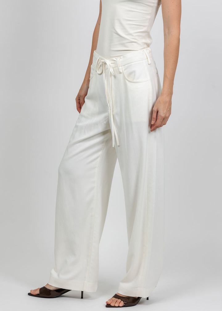 Citizens of Humanity Brynn Drawstring Trouser in Winter White available at Barbara Katz