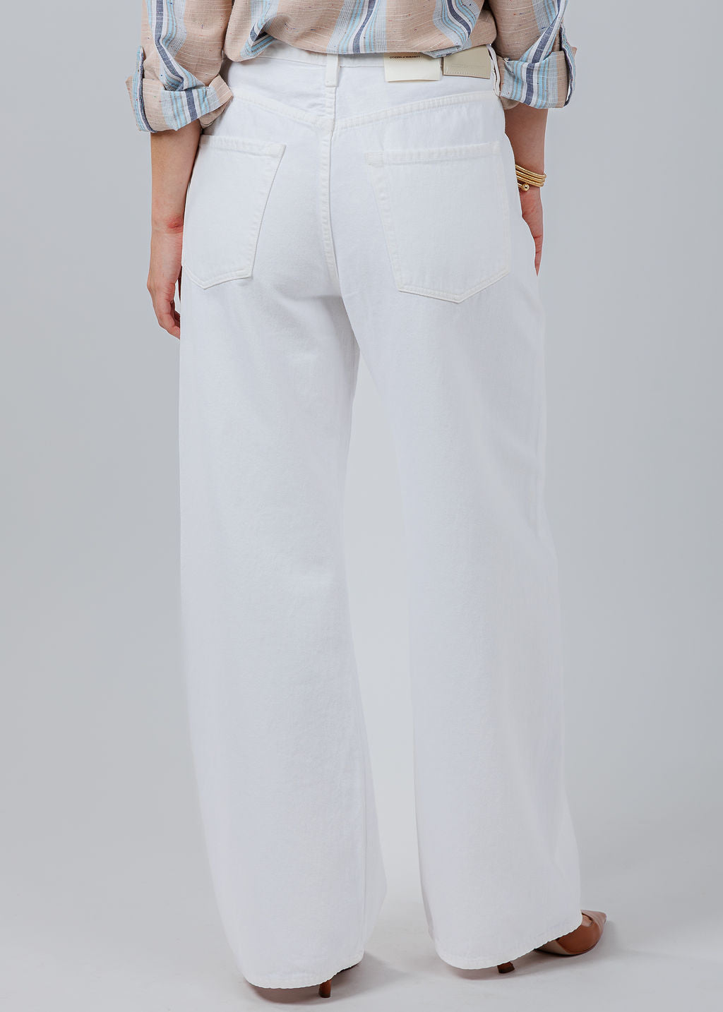 Citizens of Humanity Brynn Drawstring Trousers in Tulip available at Barbara Katz