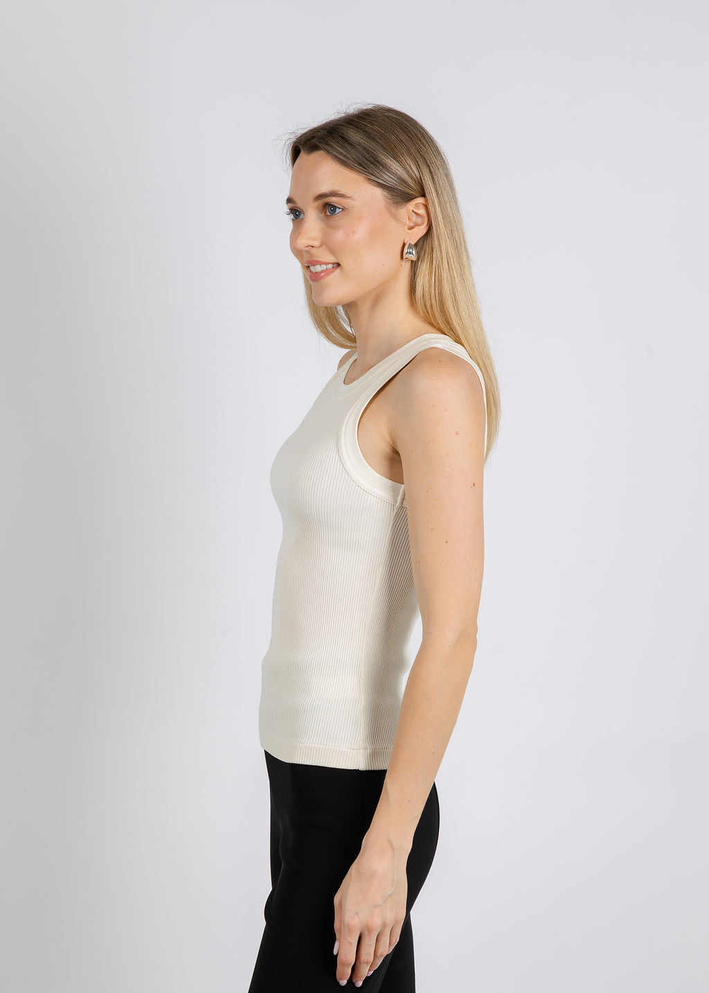Citizens of Humanity Isabel Rib Tank in Dune available at Barbara Katz