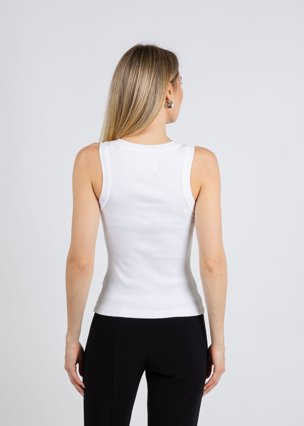 Citizens of Humanity Isabel Rib Tank in White available at Barbara Katz