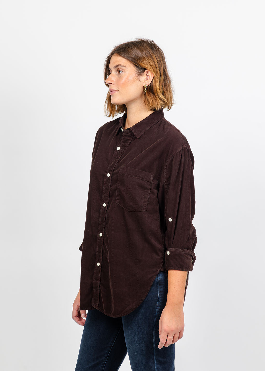 Citizens of Humanity Kayla Corduroy Shirt - Barrister available at Barbara Katz