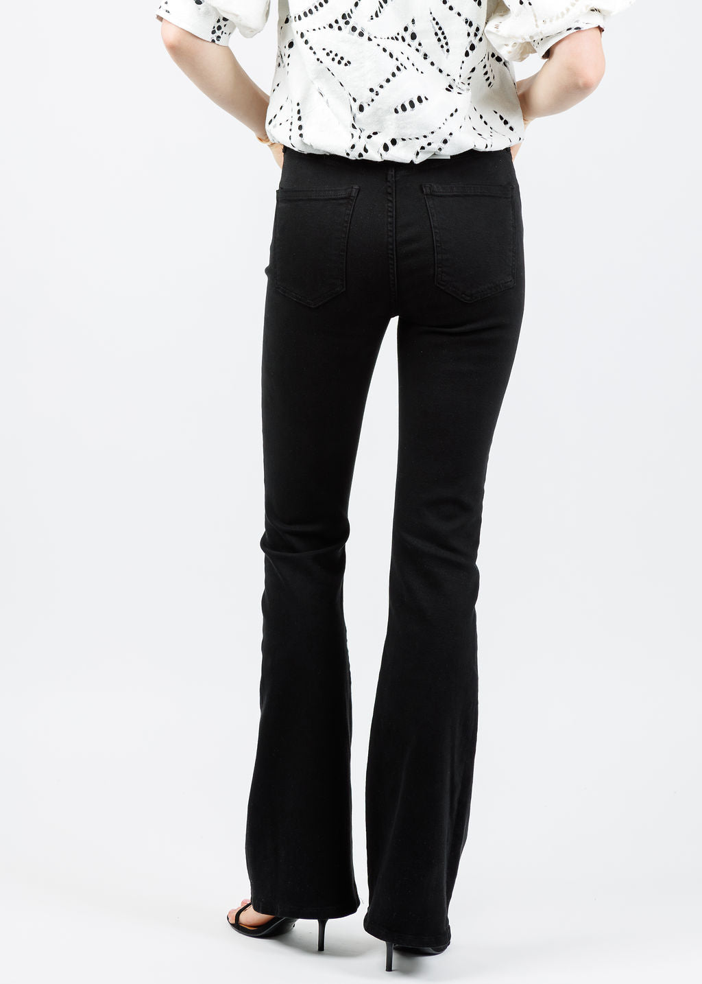 Citizens of Humanity Lilah High Rise Bootcut 32.5" in Black available at Barbara Katz
