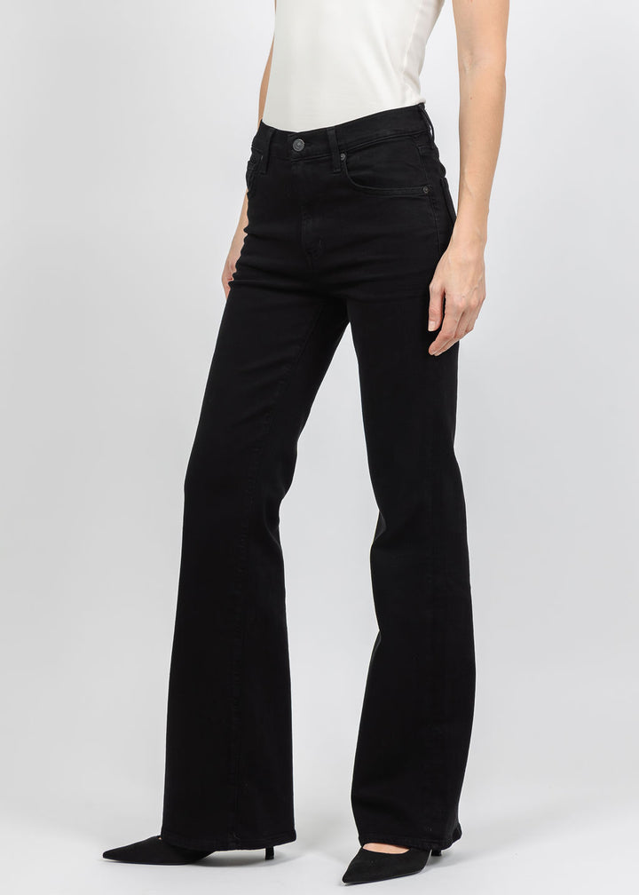 Citizens of Humanity Lilah High Rise Bootcut 32.5" in Black available at Barbara Katz