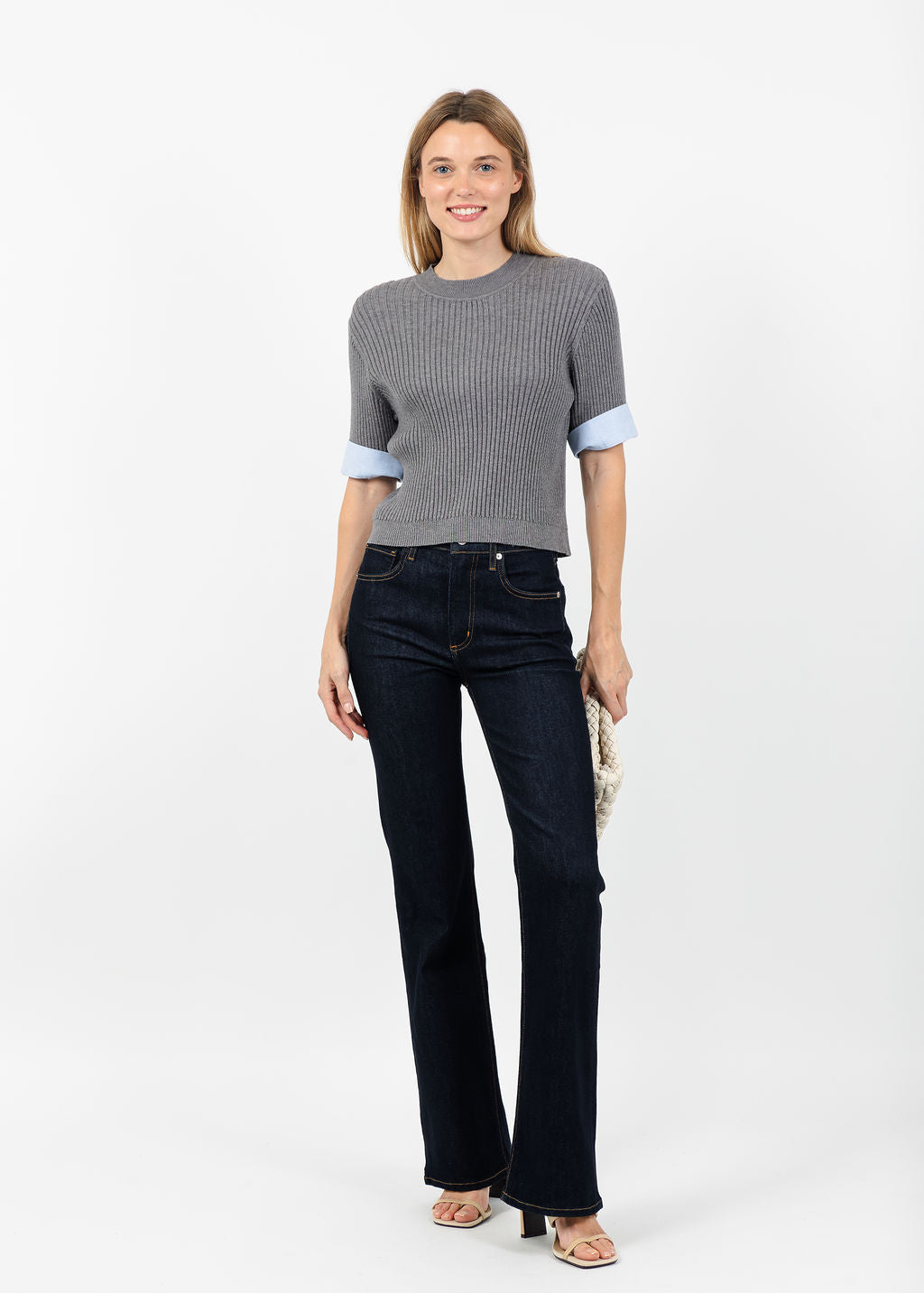 Citizens of Humanity Lilah High Rise Bootcut Jean 32.5" in Inky Rise available at Barbara Katz