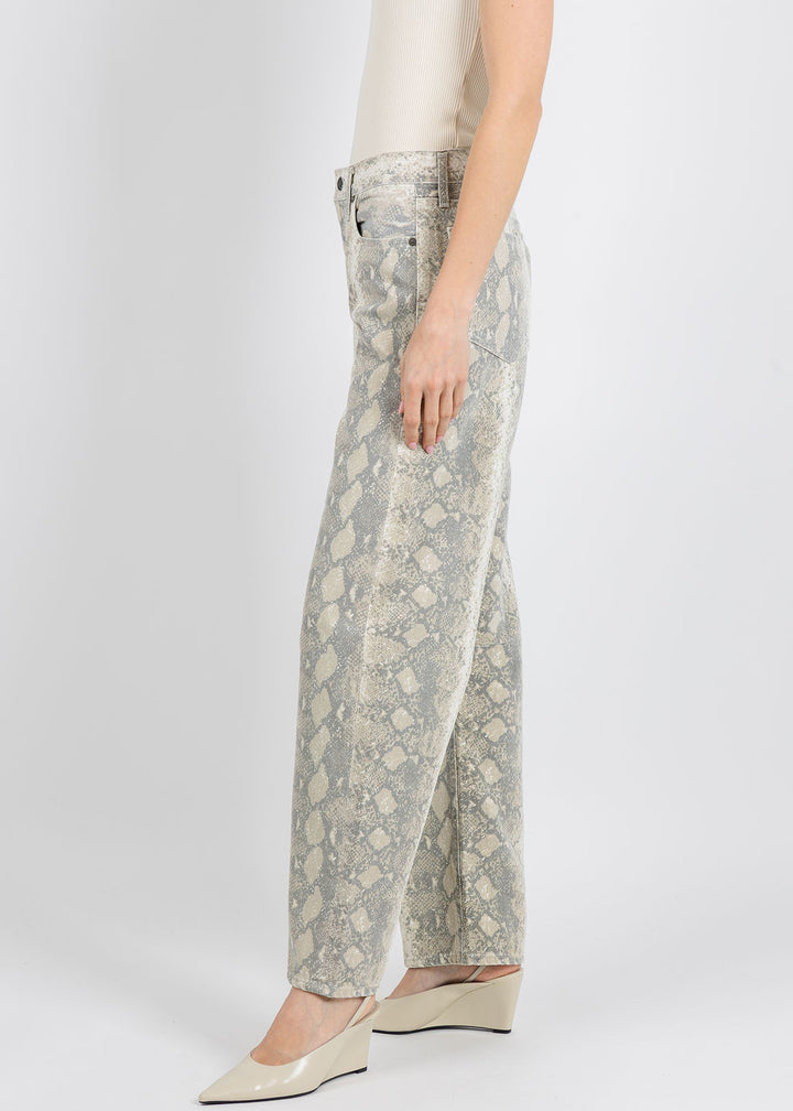 Citizens of Humanity Miro Long Relaxed Jeans in Python available at Barbara Katz