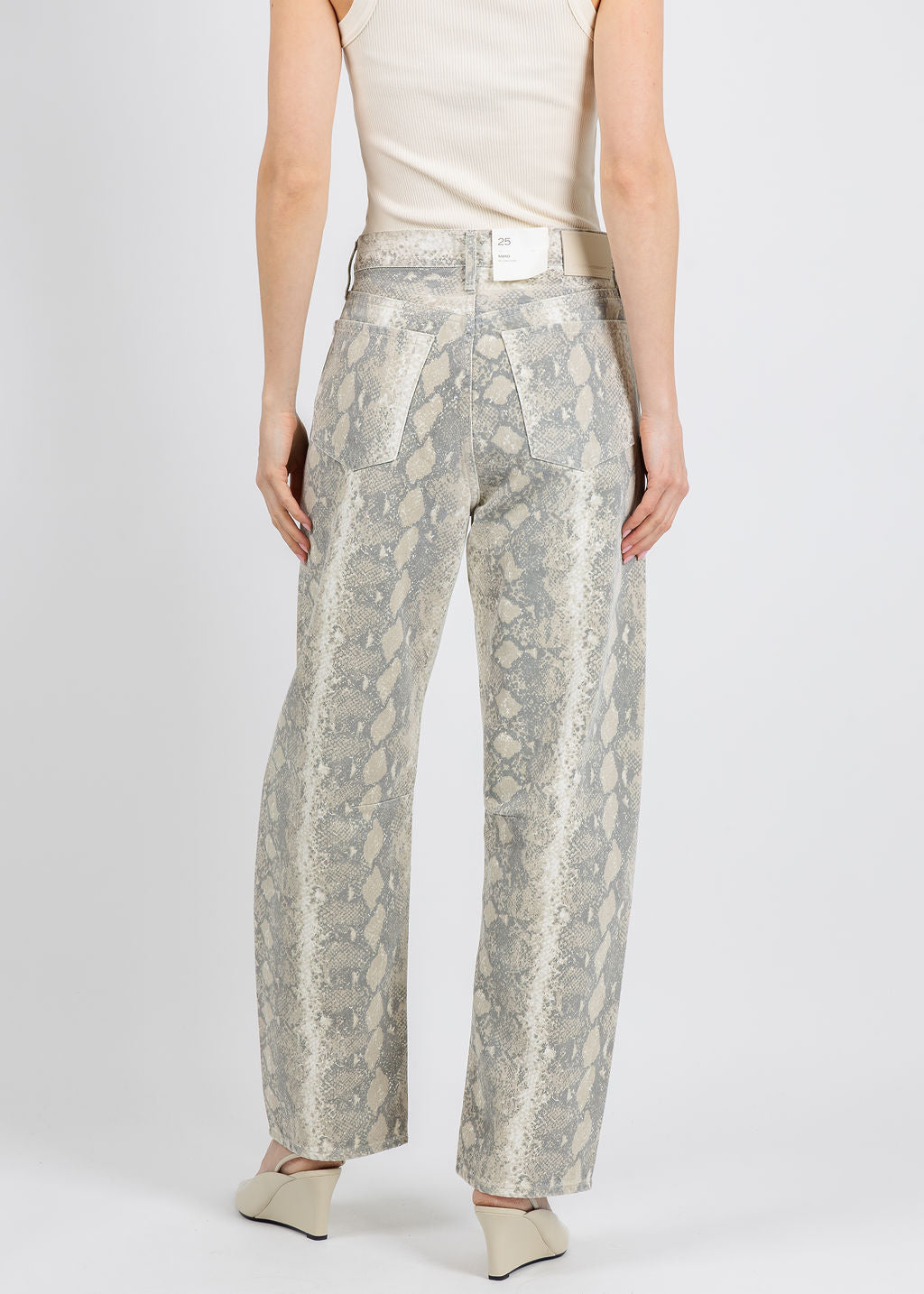 Citizens of Humanity Miro Long Relaxed Jeans in Python available at Barbara Katz