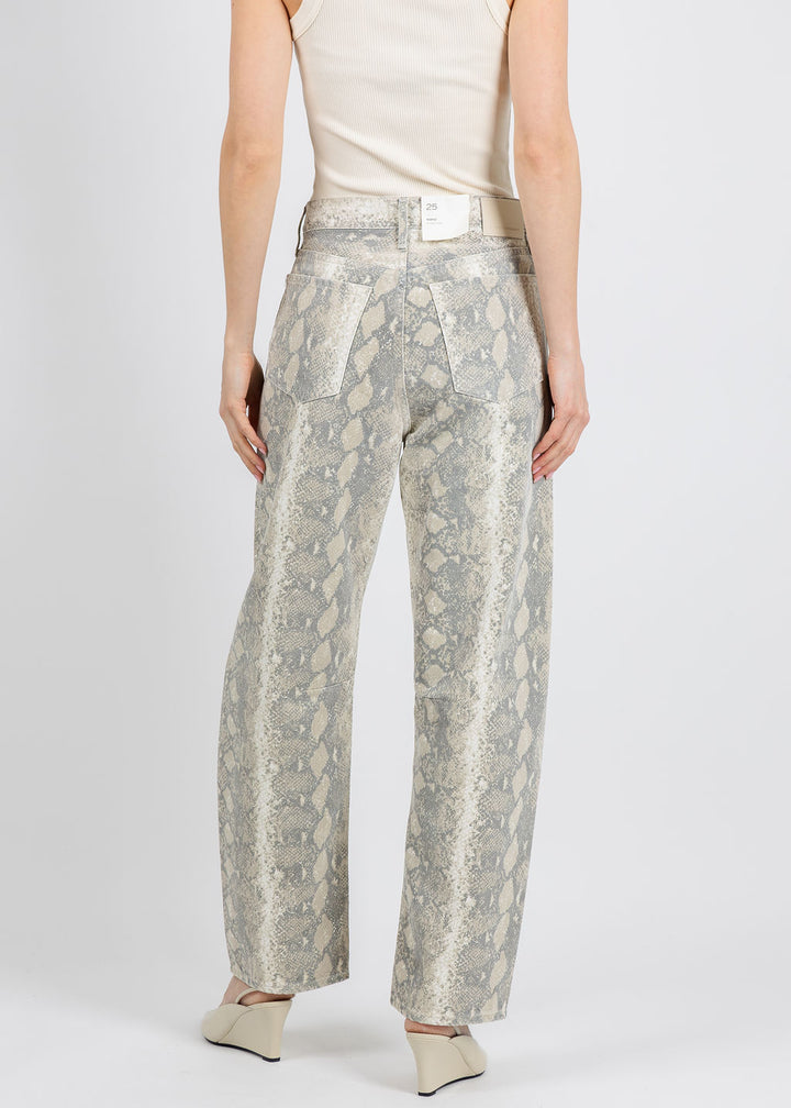 Citizens of Humanity Miro Long Relaxed Jeans in Python available at Barbara Katz
