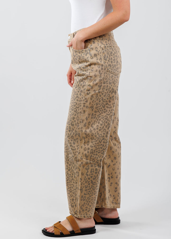 Citizens of Humanity Miro Relaxed Jeans in Natural Cheetah available at Barbara Katz