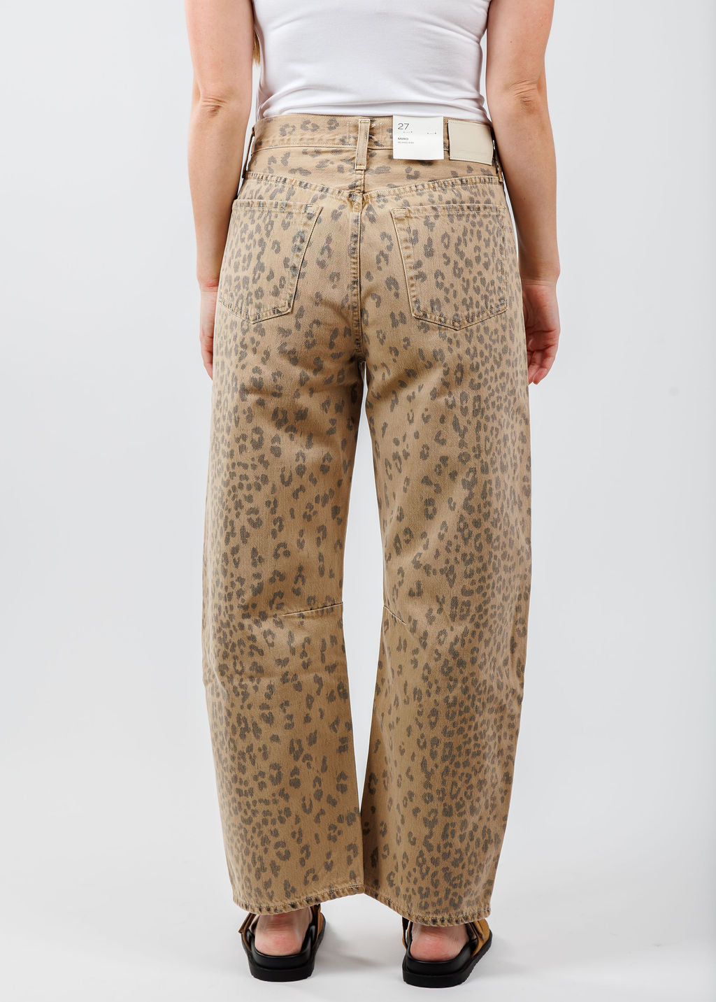 Citizens of Humanity Miro Relaxed Jeans in Natural Cheetah available at Barbara Katz