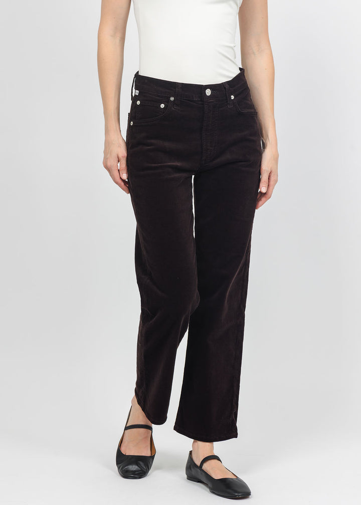 Citizens of Humanity Palma Straight Corduroy Pant in Barrister available at Barbara Katz