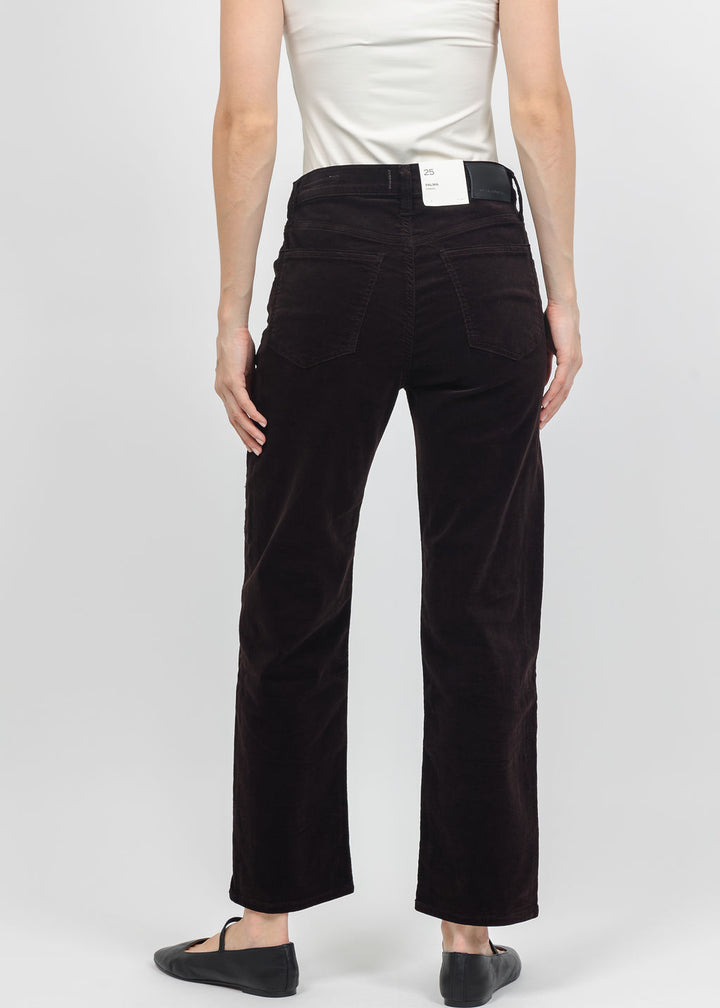 Citizens of Humanity Palma Straight Corduroy Pant in Barrister available at Barbara Katz