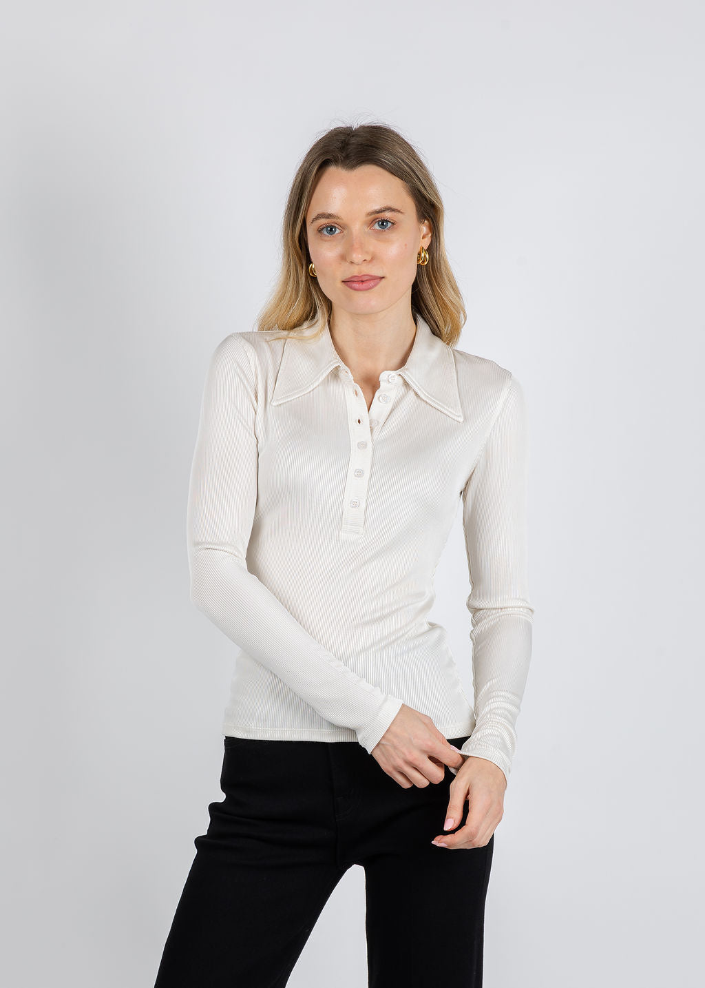 Citizens of Humanity Shaea Polo in Pashmina available at Barbara Katz